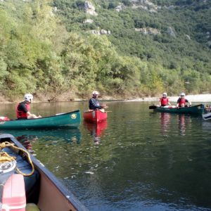 open canoe group