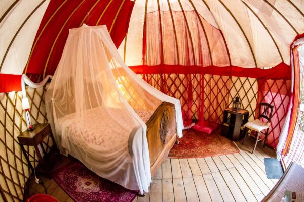 romantic yurt